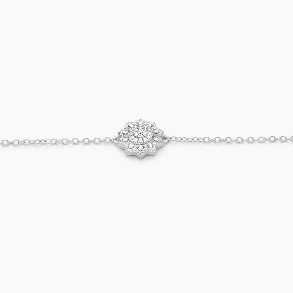 Flower Burst Chain Bracelet