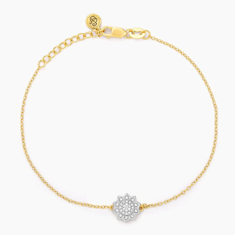 Flower Burst Chain Bracelet