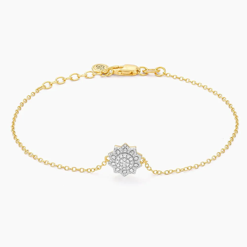 Flower Burst Chain Bracelet