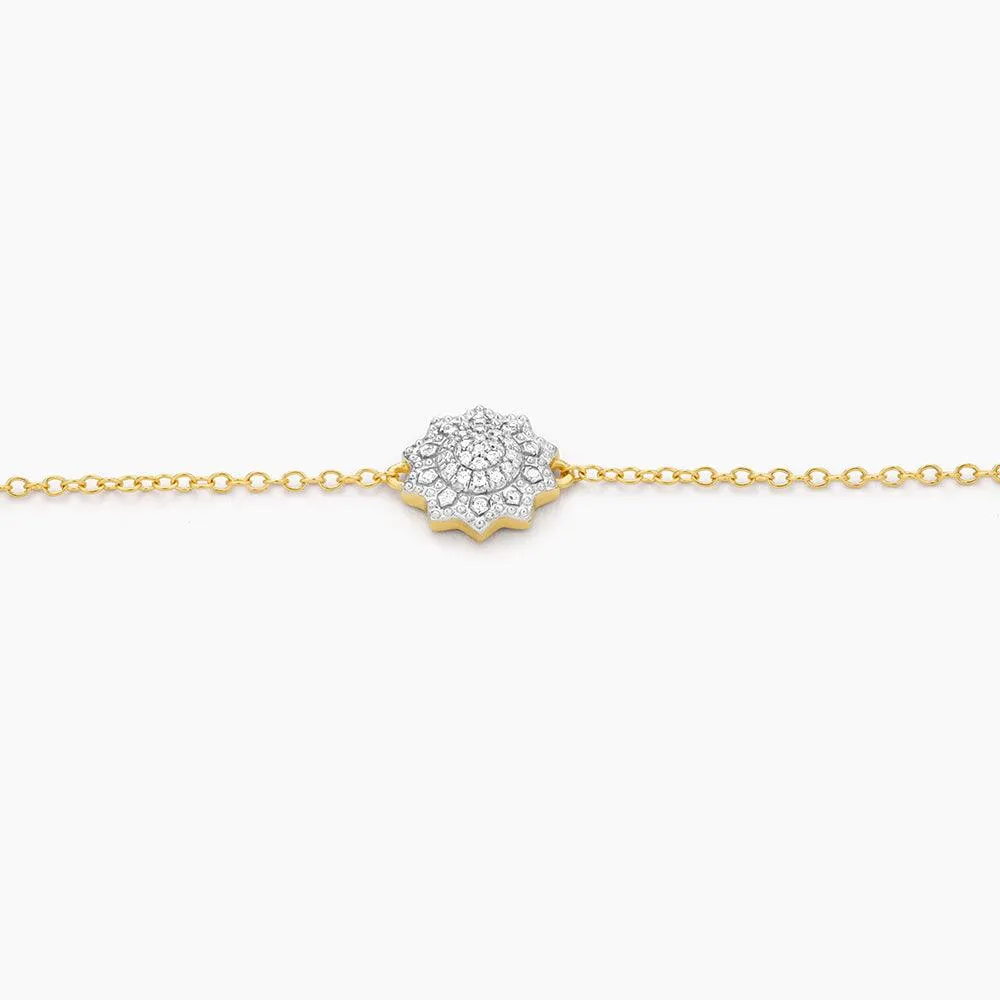 Flower Burst Chain Bracelet