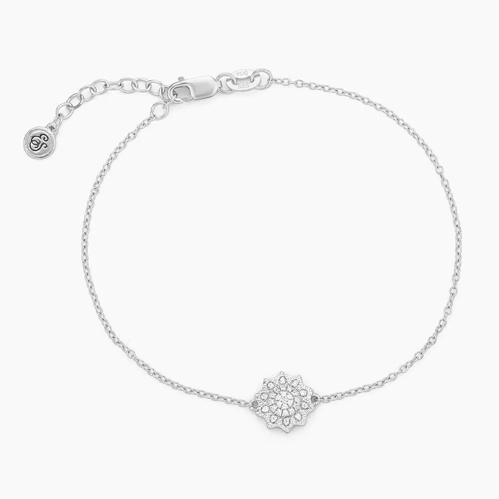 Flower Burst Chain Bracelet