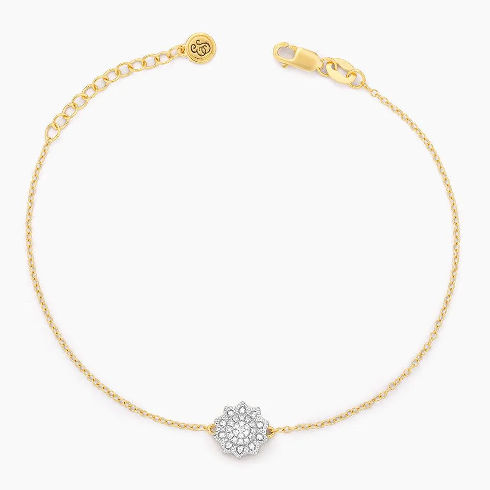 Flower Burst Chain Bracelet