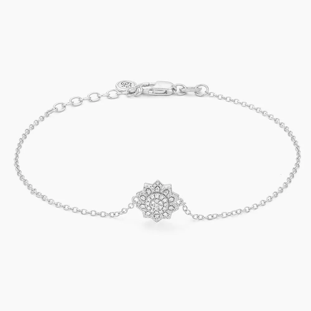 Flower Burst Chain Bracelet