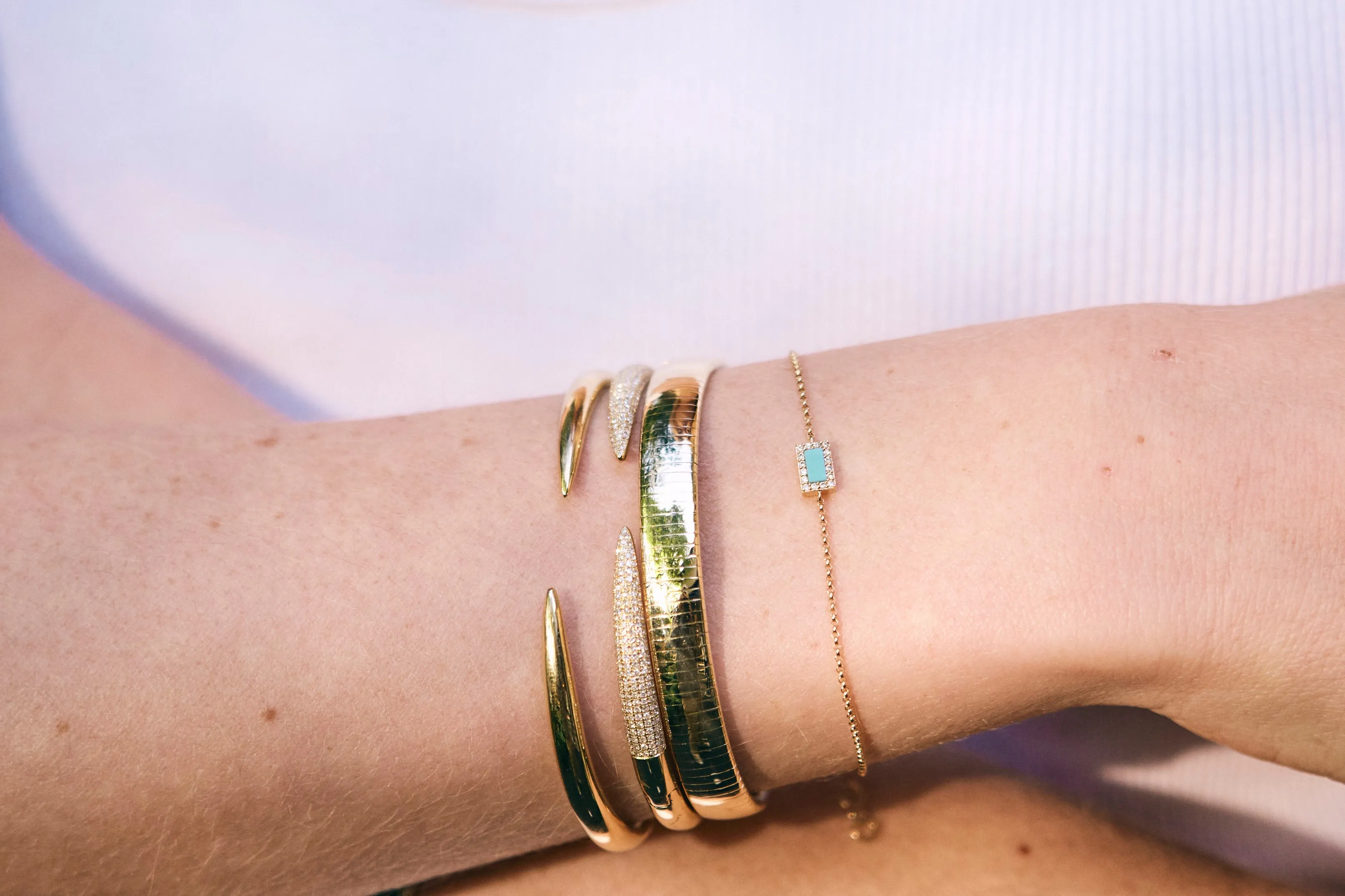 Gemstone Bar Bracelet