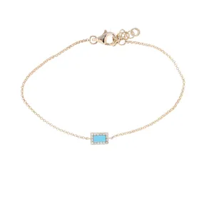 Gemstone Bar Bracelet