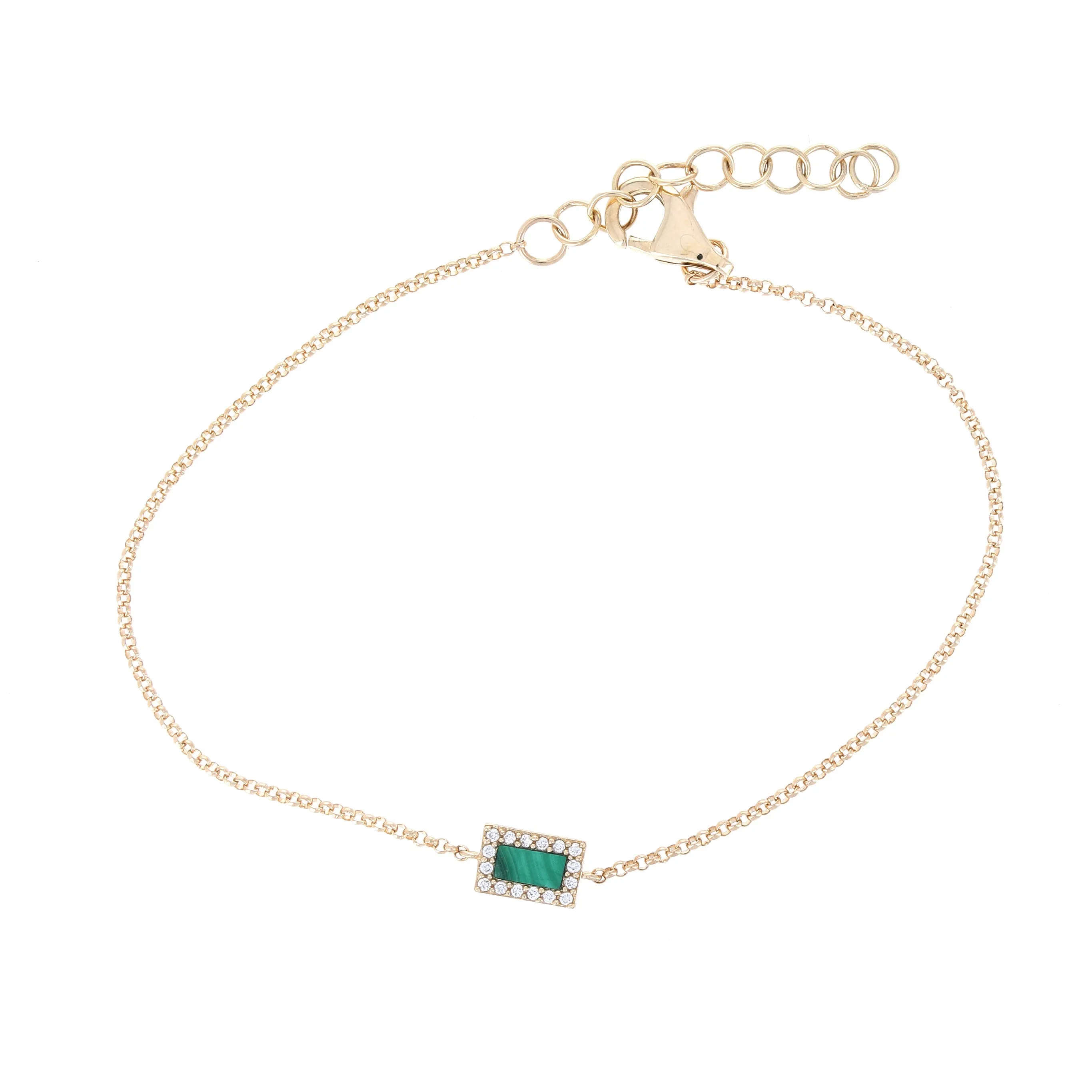 Gemstone Bar Bracelet