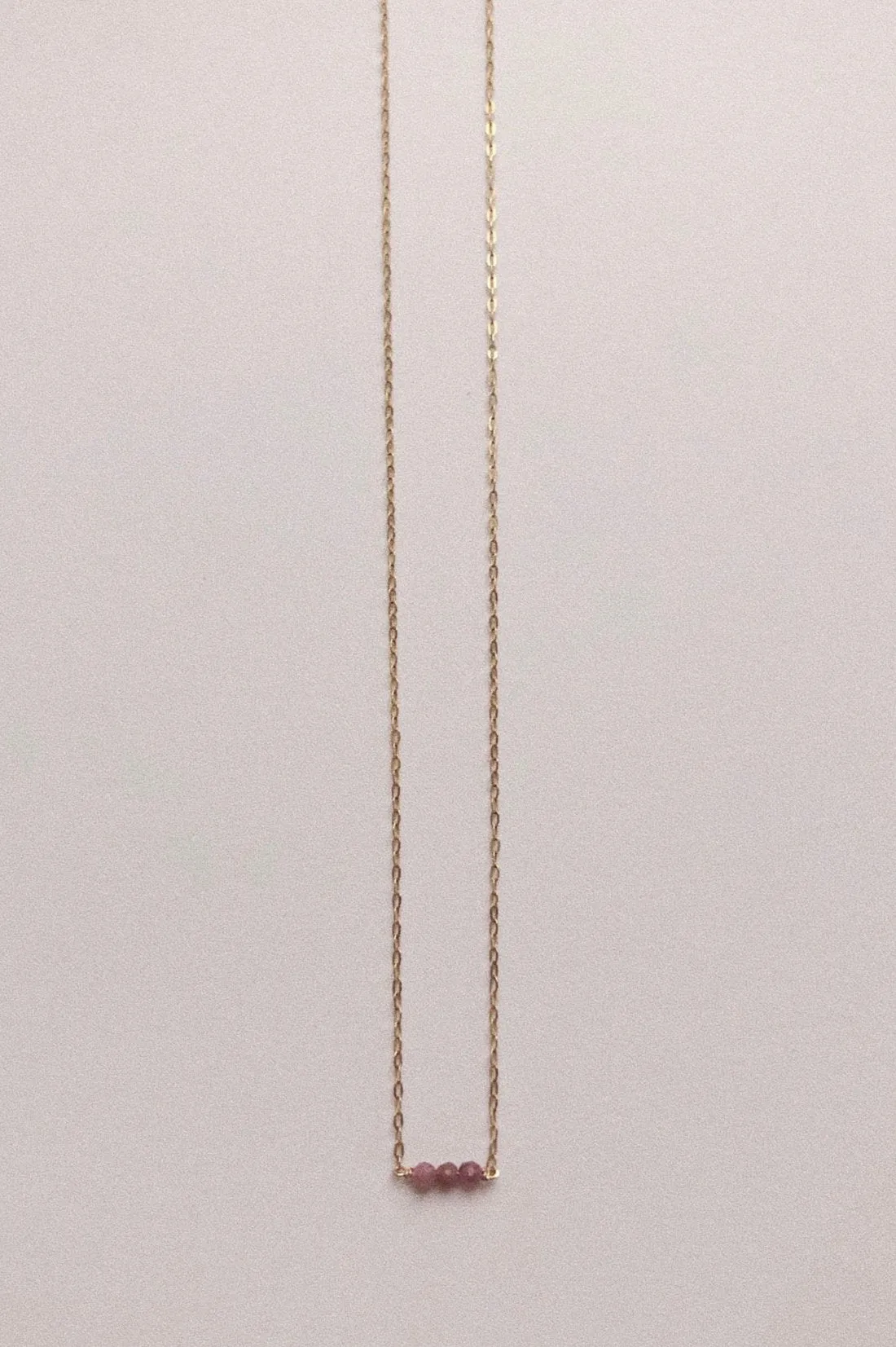 Gemstone Trio Necklace | Various Stones
