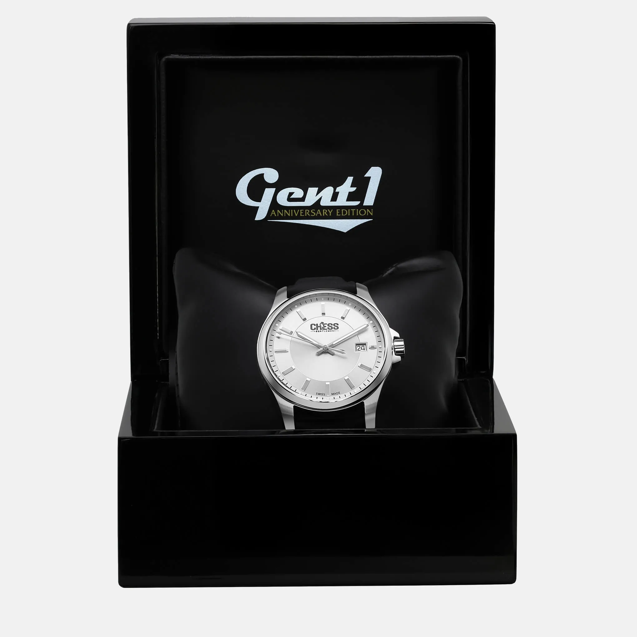 Gent1 Gentlemen's Watches in Silvery White