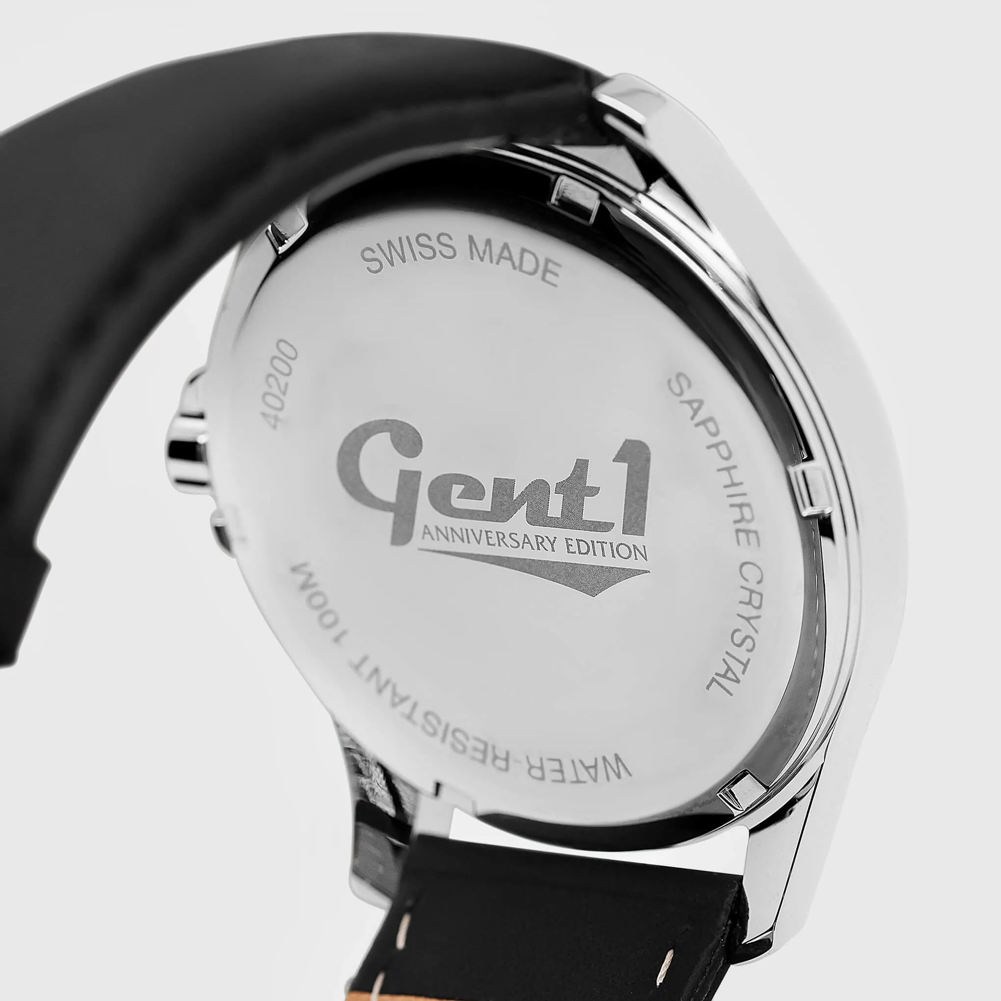 Gent1 Gentlemen's Watches in Silvery White