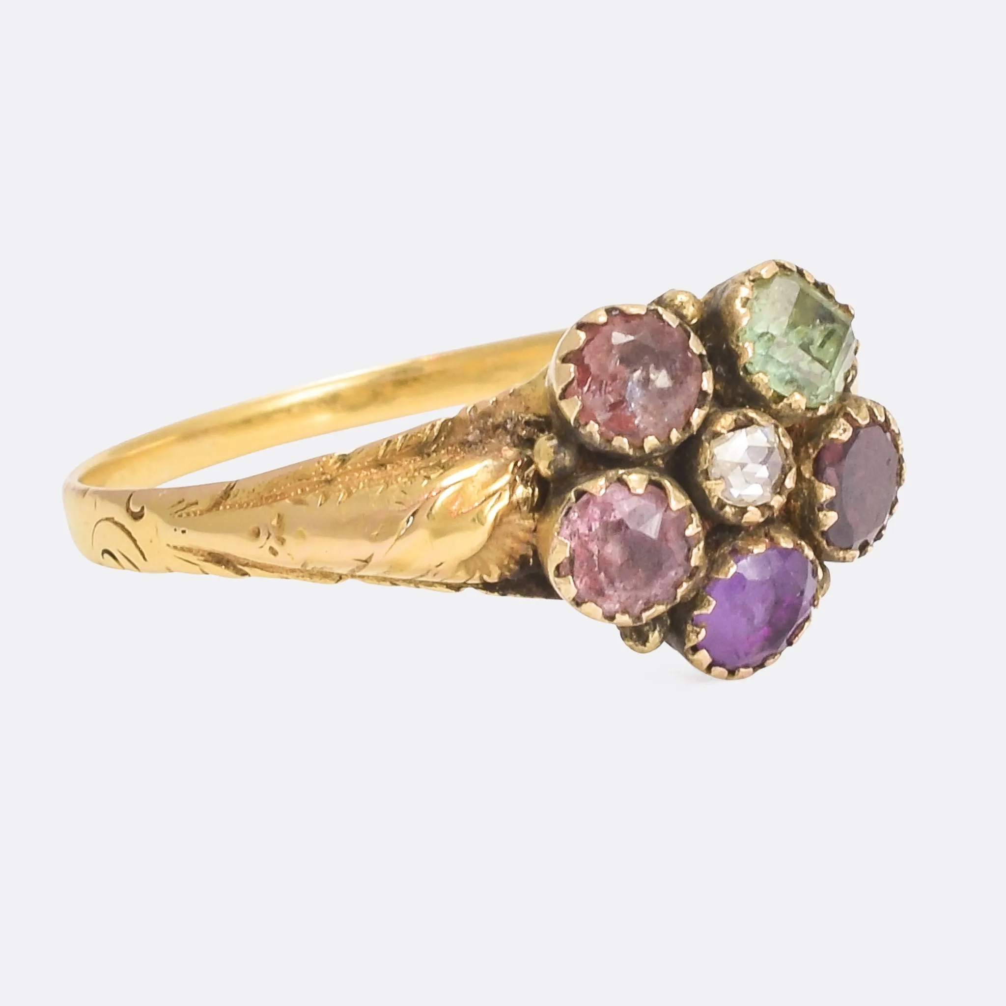 Georgian Acrostic REGARD Ring