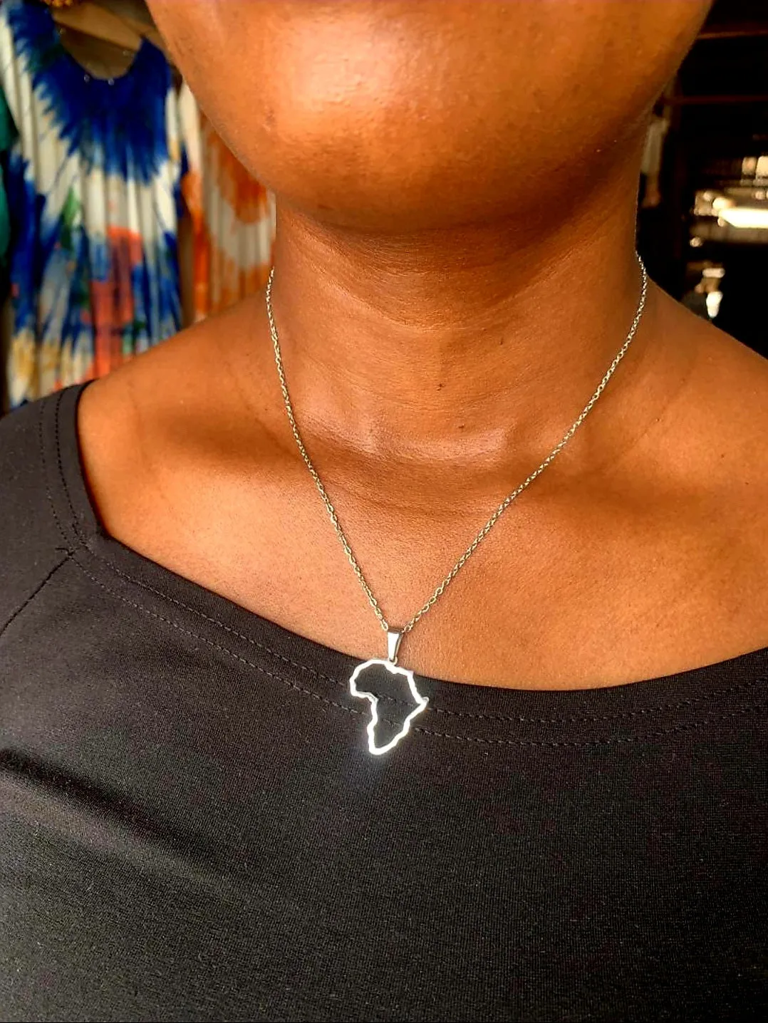 Ghana Silver Africa Pendant Necklaces