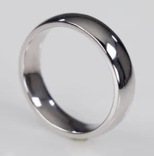 Gorgeous 14k White Gold Band Ring Size 8.75