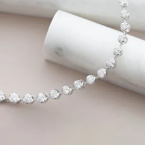 Graduated Diamond Tennis Necklace