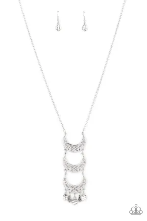 Half-Moon Child Silver Paparazzi Necklace