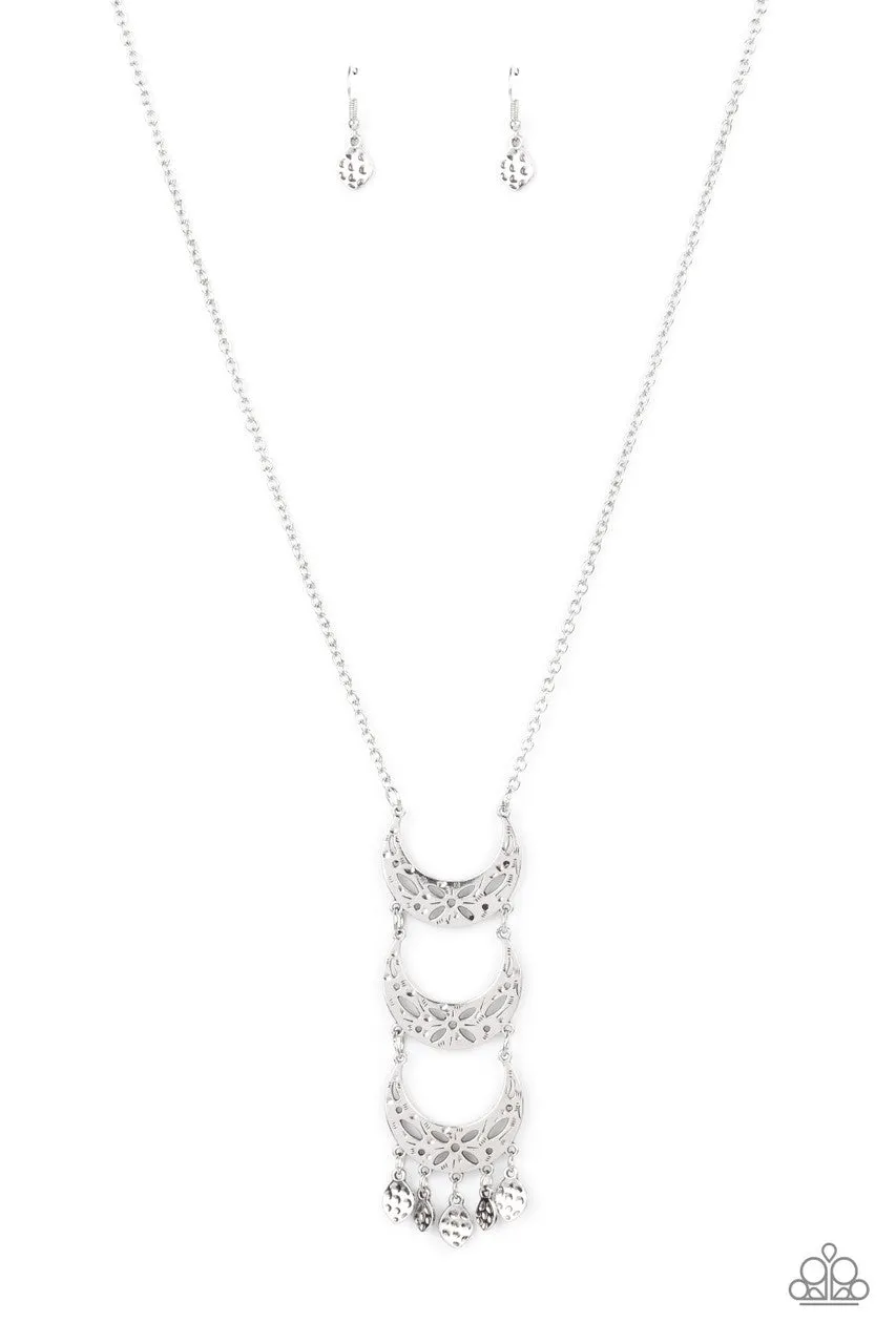 Half-Moon Child Silver Paparazzi Necklace