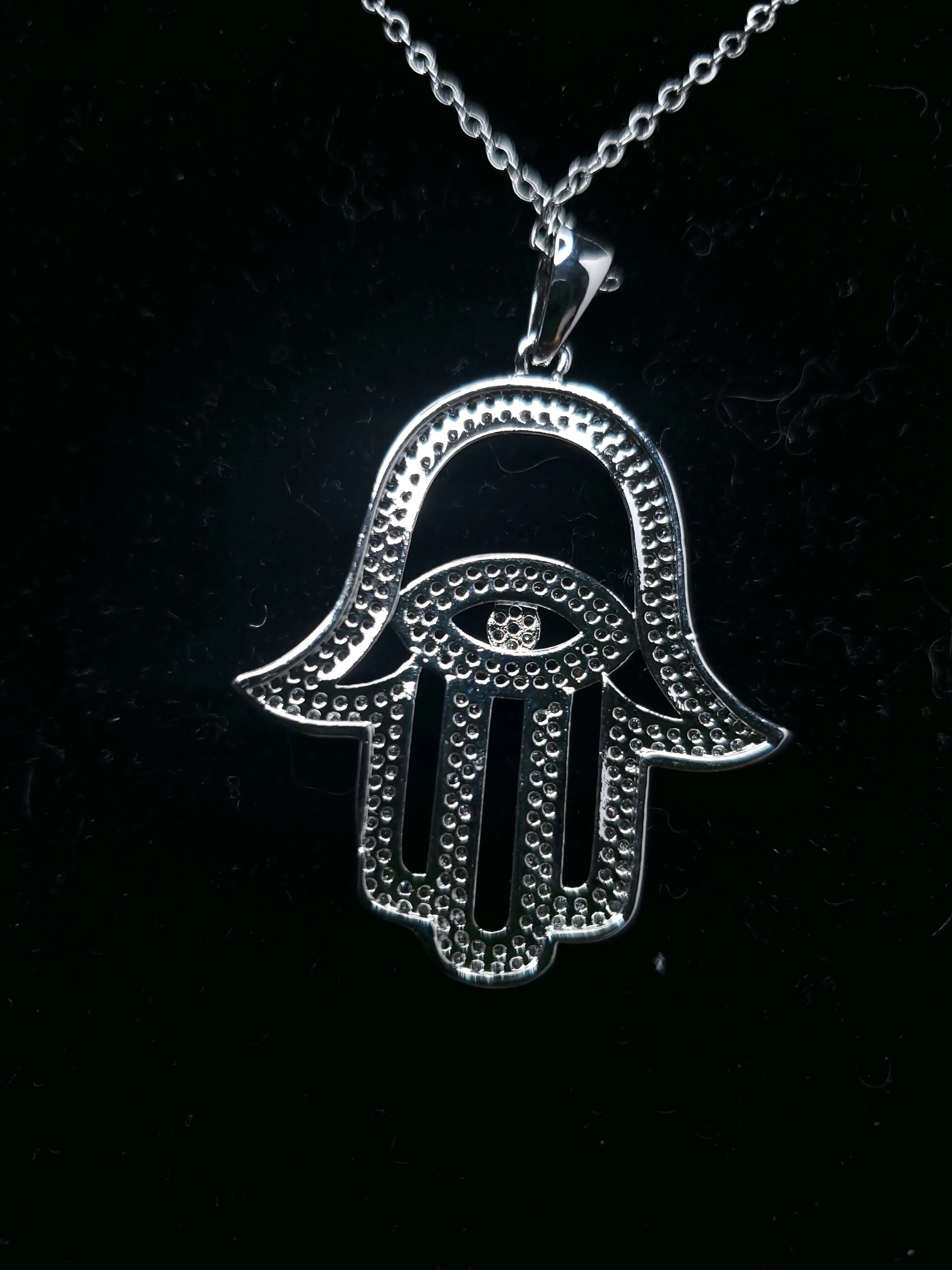 Hamsa Hand of Fatima Necklace 2.0