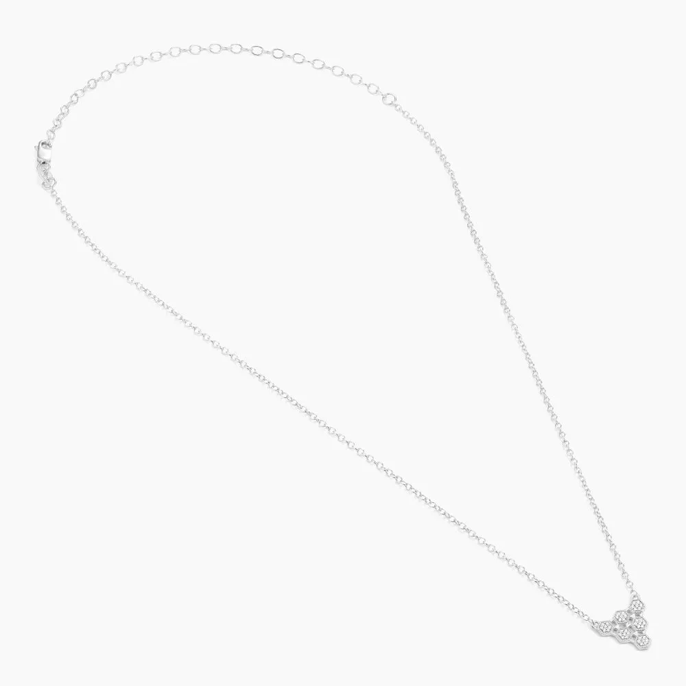 Honeycomb Pendant Necklace