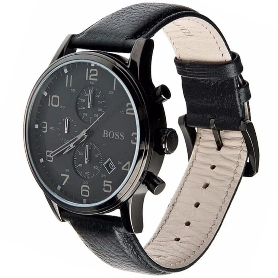 Hugo Boss Blackout Chronograph Black Dial Men's Watch 1512567