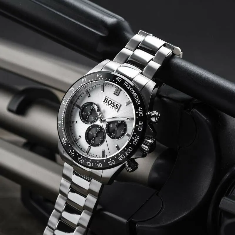 Hugo Boss Mens Chronograph Screwed-in Crown 1512964