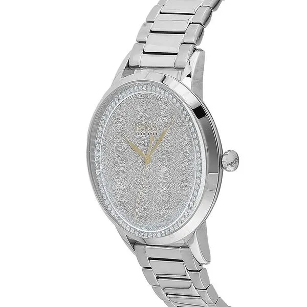 Hugo Boss Twilight Crystal Paved Silver Ladies Watch 1502462