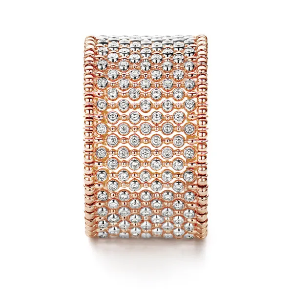 Hulchi Belluni Wide Diamond STRETCH Bracelet