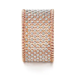 Hulchi Belluni Wide Diamond STRETCH Bracelet