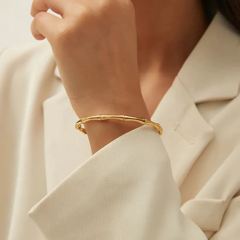Imperial Diamond Necklace   Bamboo Kada Bracelet Combo