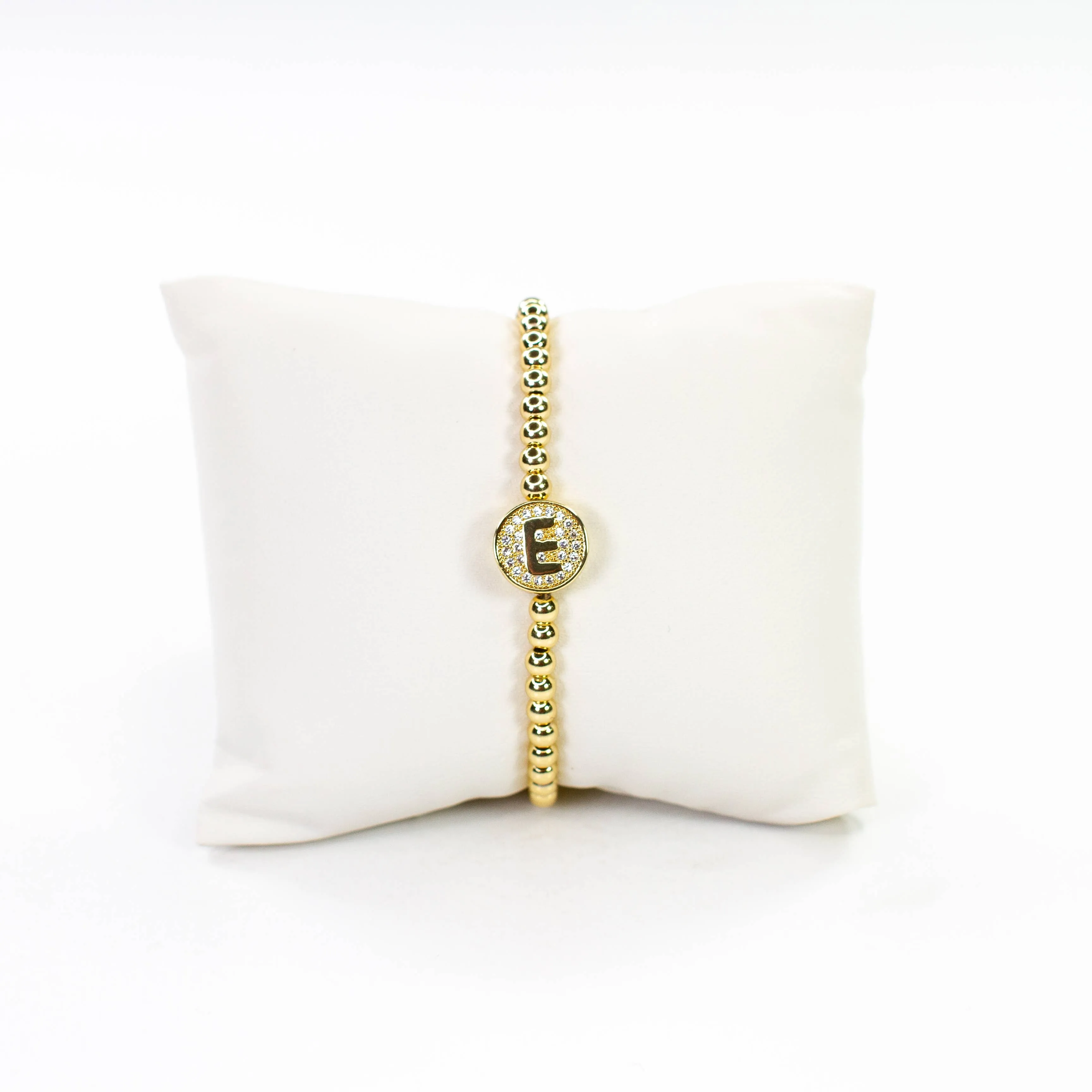 Initial Simulated Diamond Bracelet: L
