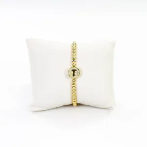 Initial Simulated Diamond Bracelet: T
