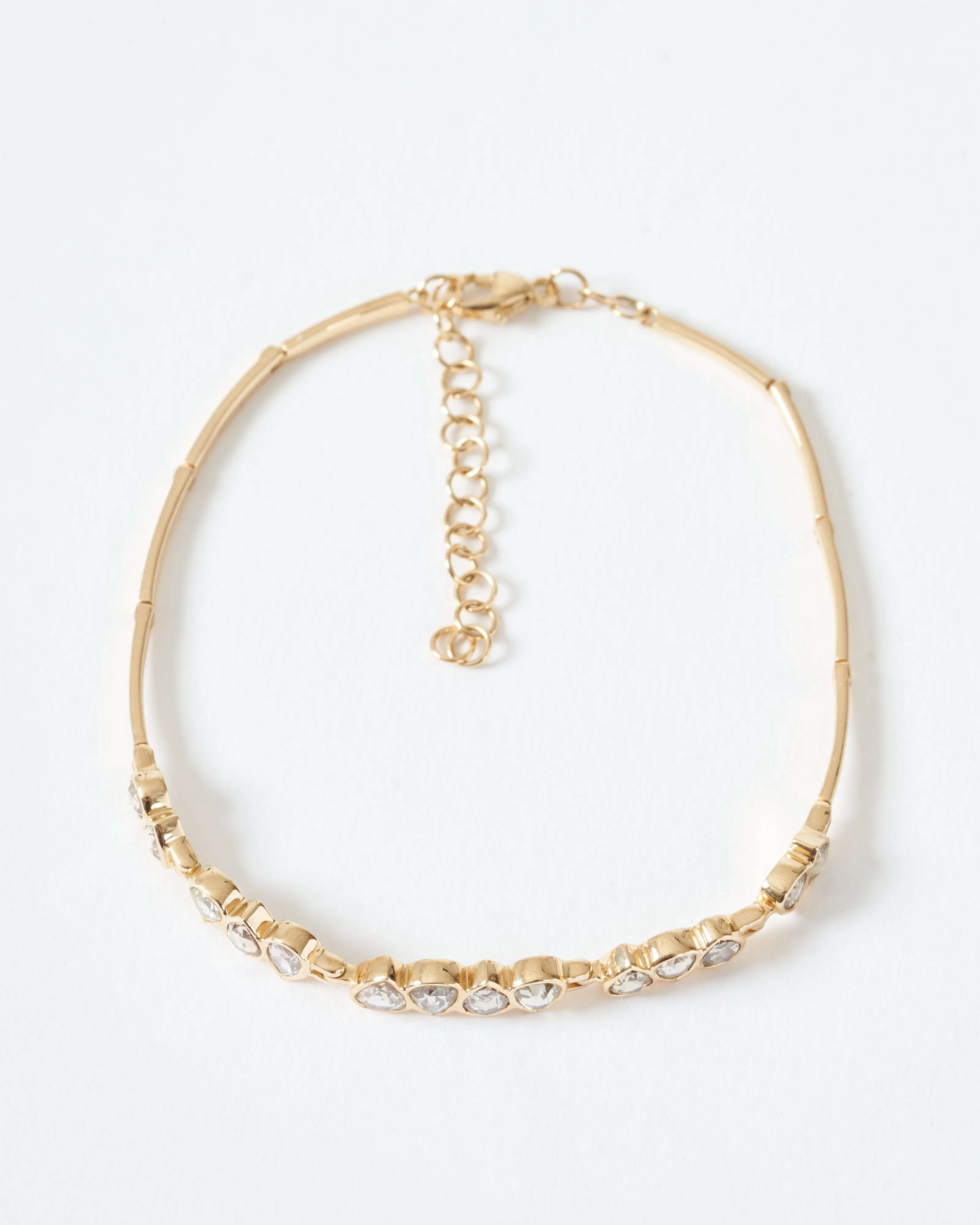 irregular grey diamond bracelet