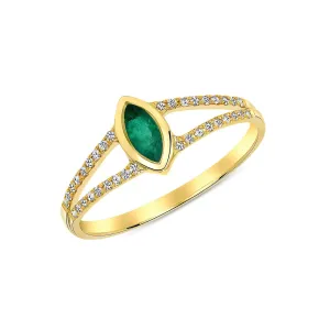Jacqueline Emerald Ring