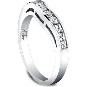 Jeff Cooper Nikole Collection Curved Wedding Band