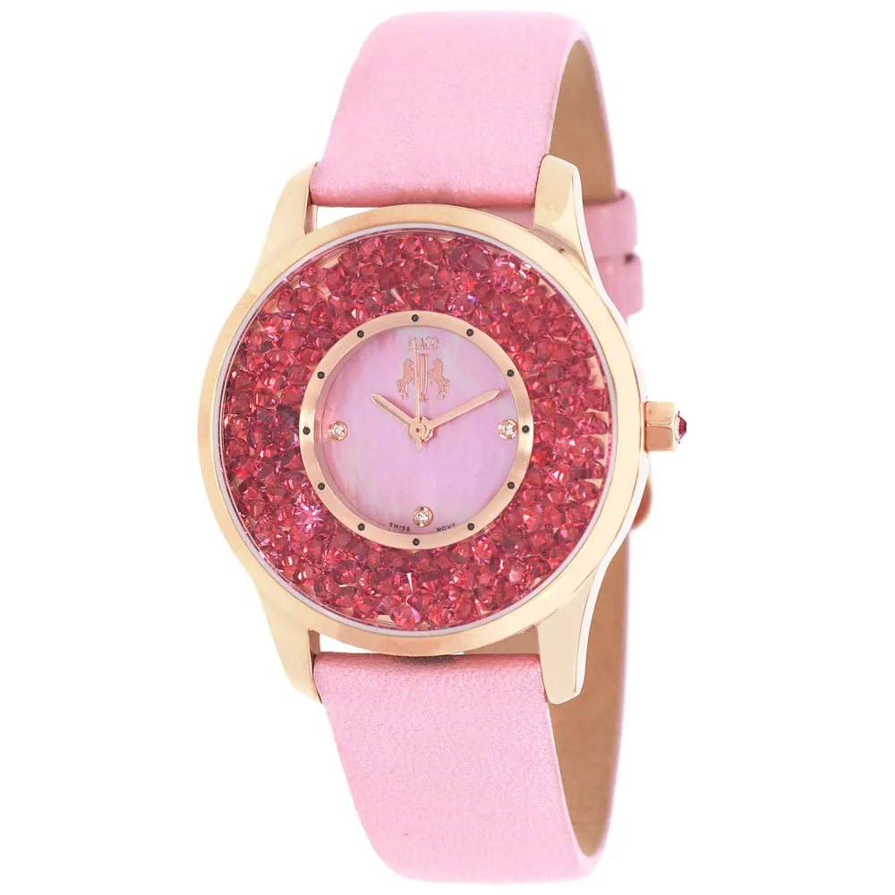 Jivago Women's Brillance Pink MOP Dial Watch - JV3415
