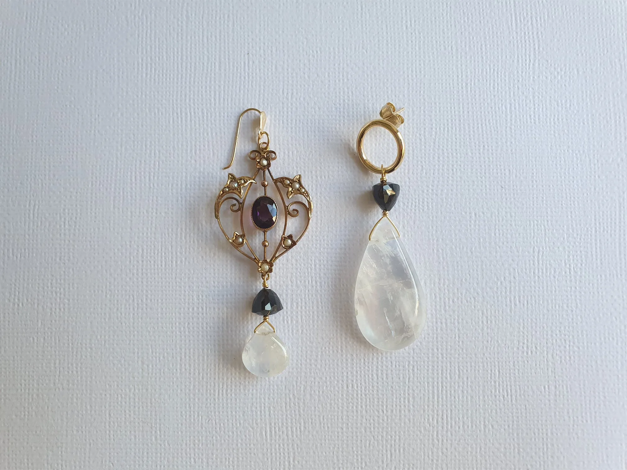 Jökulsárlón glacier lagoon 18K, 14K and 9K earrings| Fine