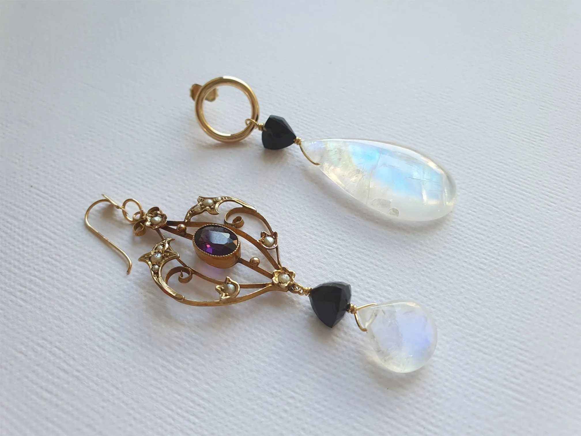 Jökulsárlón glacier lagoon 18K, 14K and 9K earrings| Fine