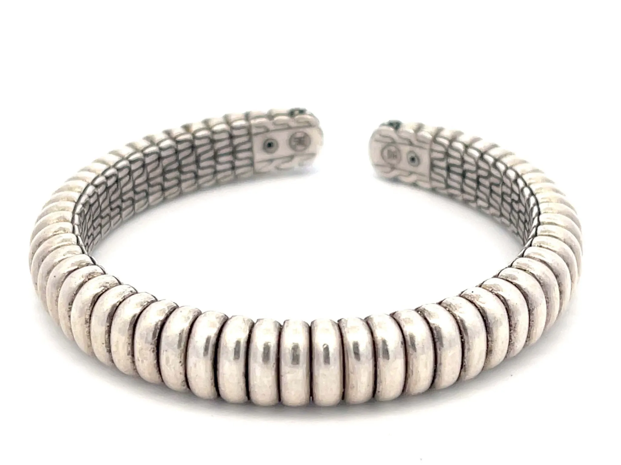 John Hardy Bracelet with Black Sapphire in Sterling Silver