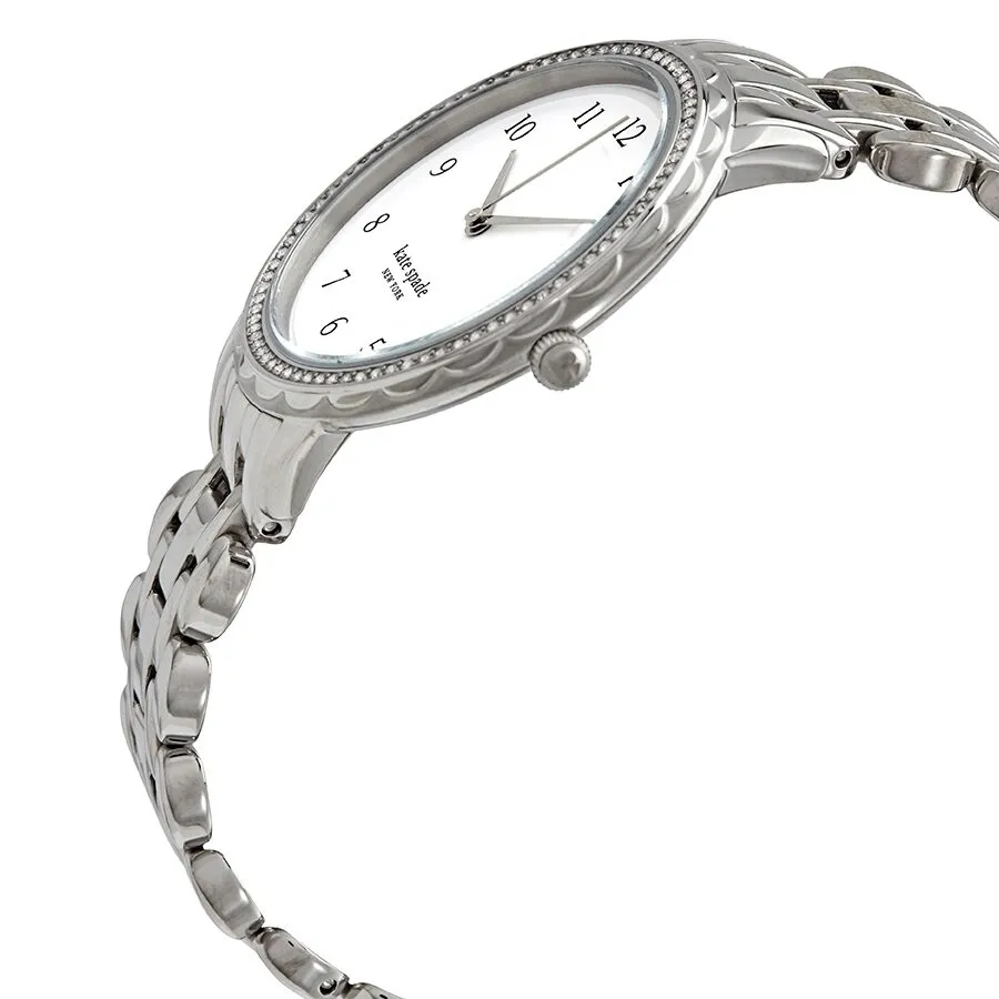 Kate Spade New York Morningside Quartz Crystal White Dial Ladies Watch KSW1551