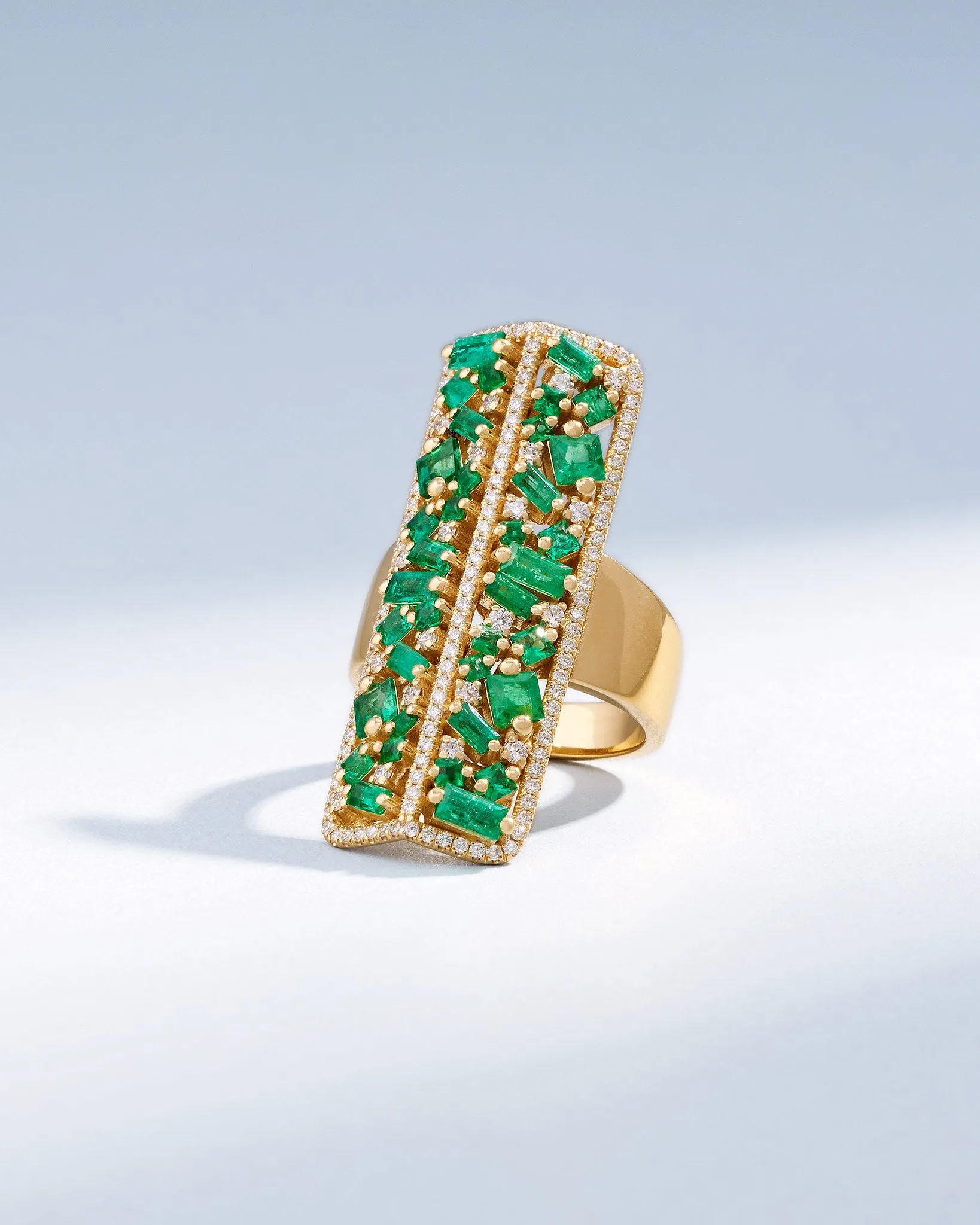 La Fantaisie Sunbeam Emerald Ring
