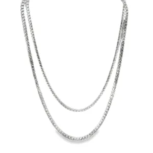 Lab Diamond Tennis Necklaces