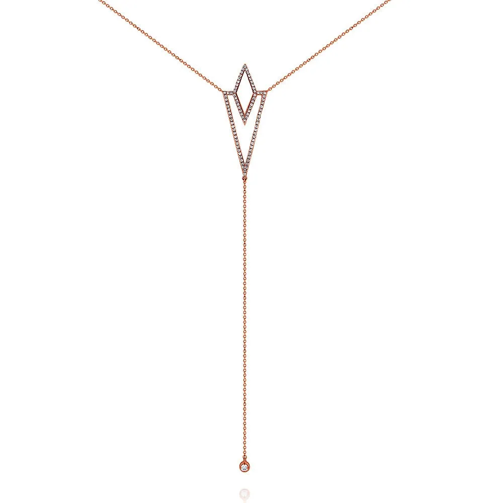 Lariat Necklace by KC Designs