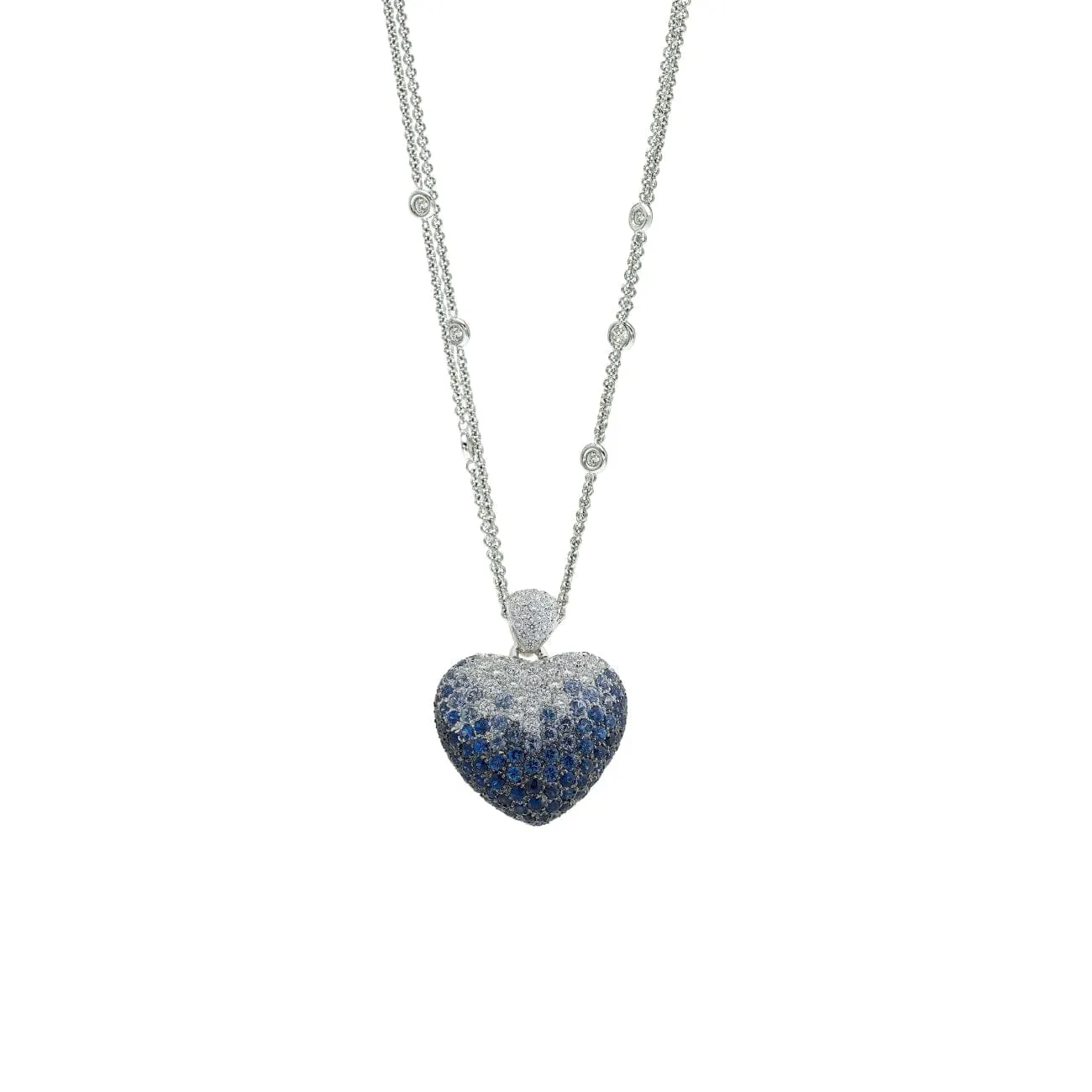 Leo Pizzo Puffed Diamond Necklace