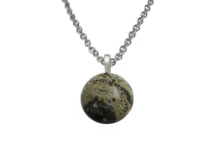 Leopard Skin Agate Gemstone Necklace