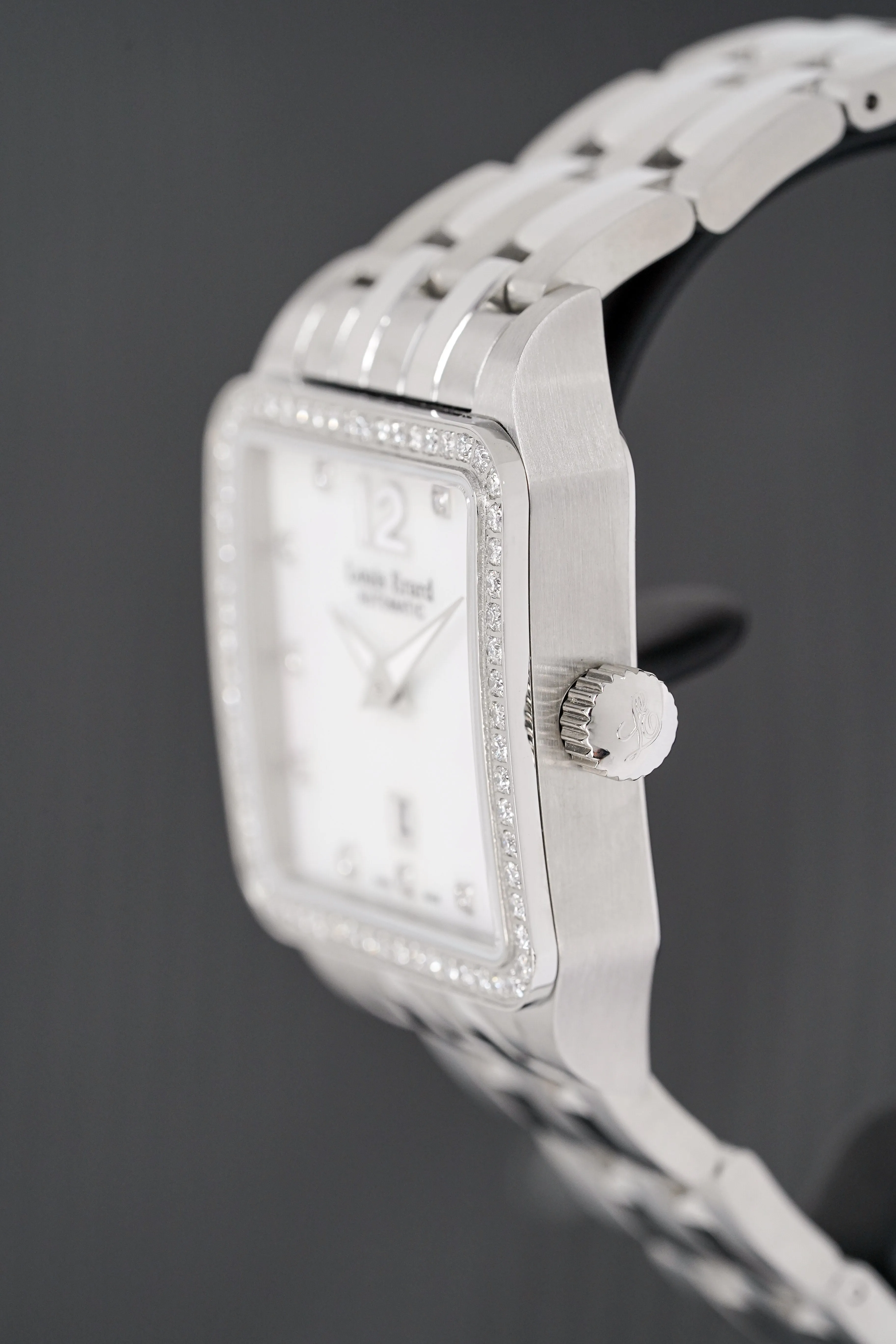 Louis Erard Watch Ladies Emotion Square Mother of Pearl Diamond 20700SE14.BMA18