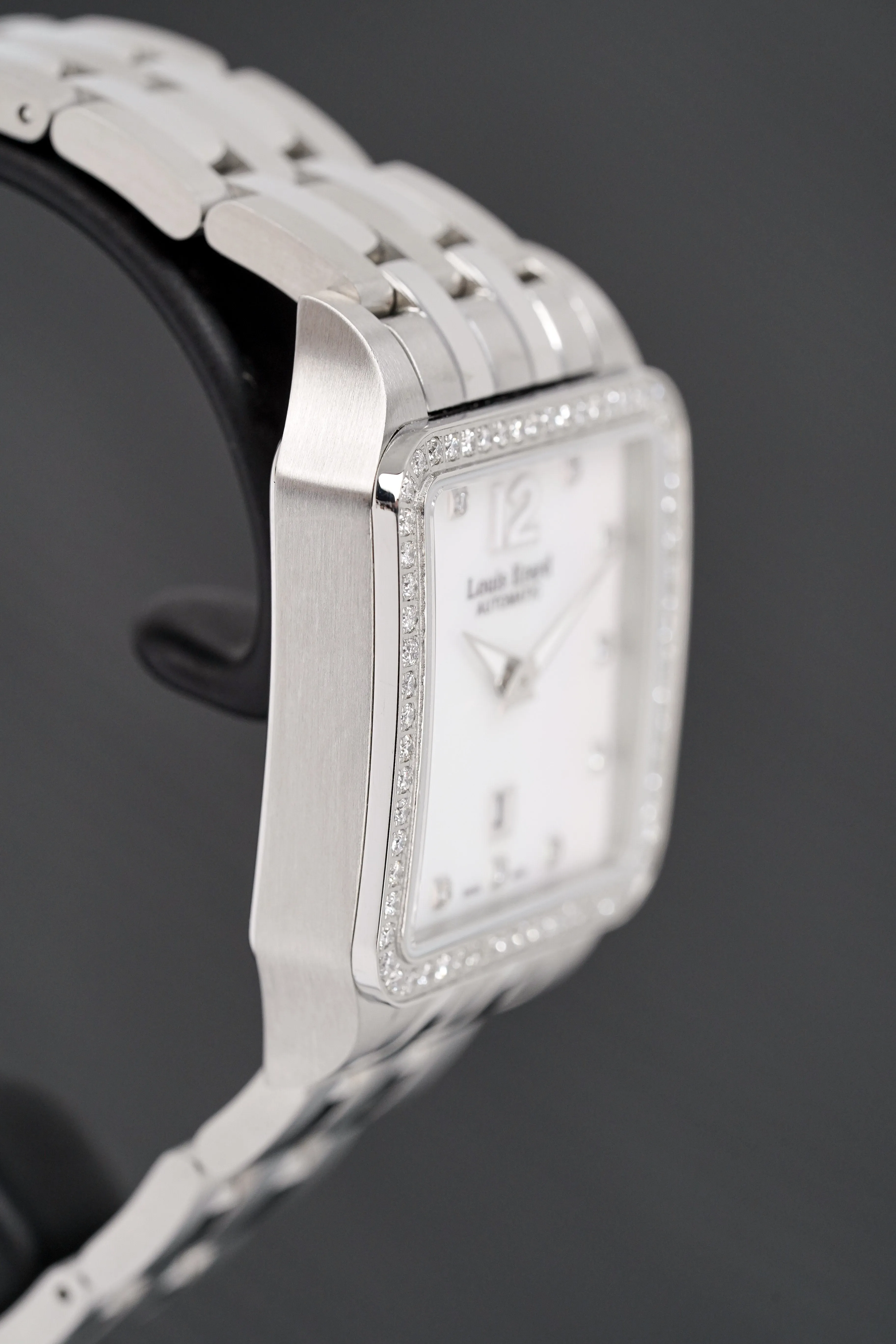 Louis Erard Watch Ladies Emotion Square Mother of Pearl Diamond 20700SE14.BMA18