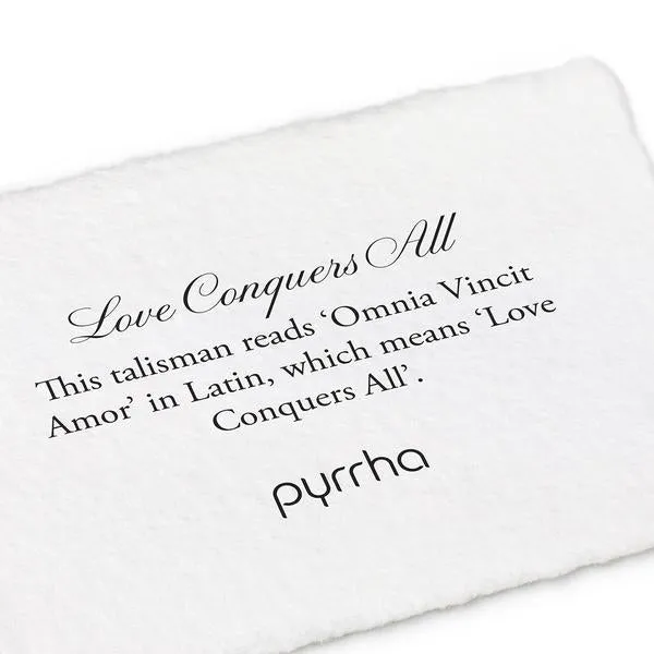Love Conquers All Talisman Necklace