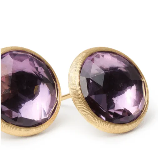Marco Bicego 18K Yellow Gold Jaipur Amethyst Studs