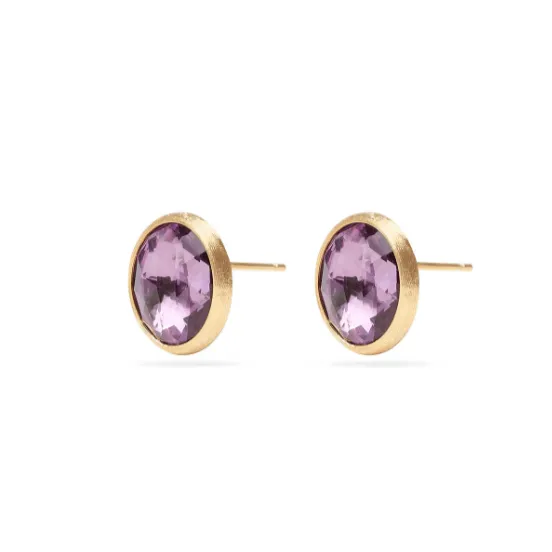Marco Bicego 18K Yellow Gold Jaipur Amethyst Studs