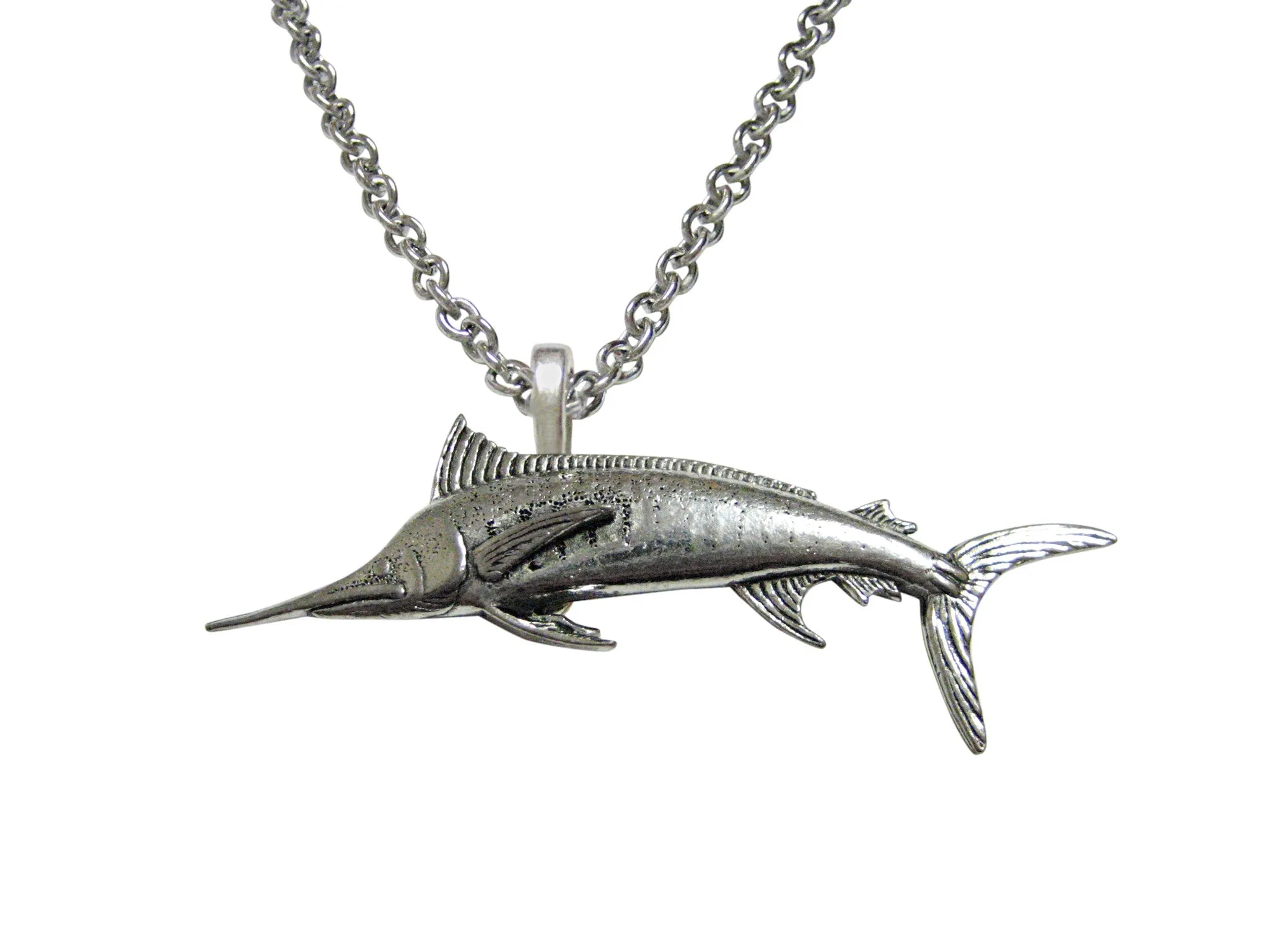 Marlin Sail Fish Pendant Necklace
