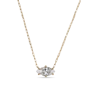 Marquise Diamond Solitaire Pendant
