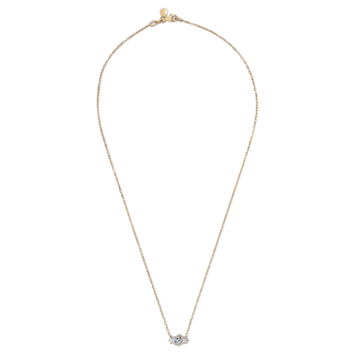 Marquise Diamond Solitaire Pendant